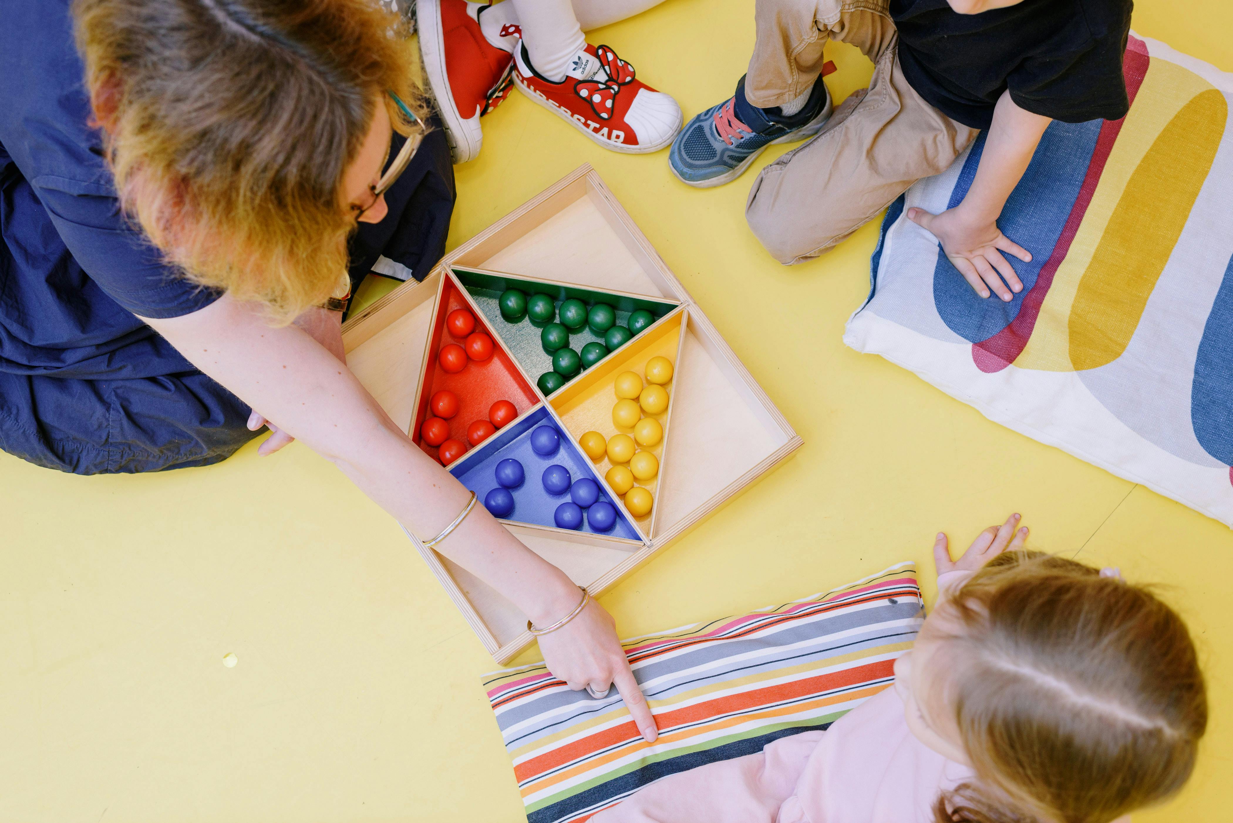 Children playing happily